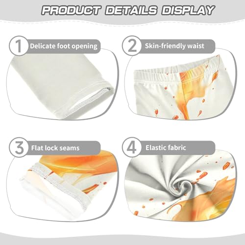 Girls Leggings Flaming Hot Fire Toddler Girls Clothes Leggings for Girls Toddler Girls Leggings 3-4T3