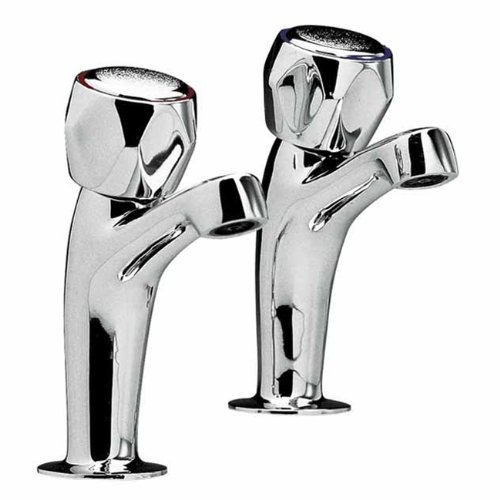 Premier CD310 - Grifo para lavabo (doble manija, cromado)