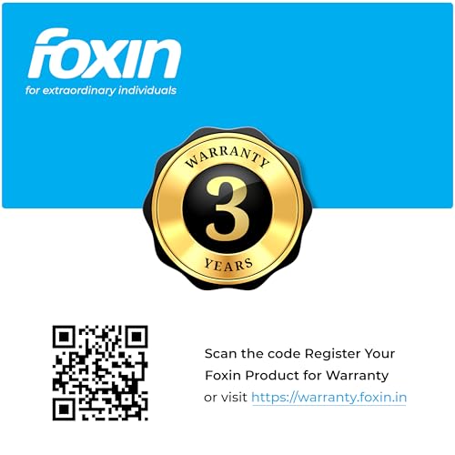 Image of Foxin Elite 32 Inch FHD Flat LED Monitor (1920x1080), 75Hz Refresh Rate, VA Panel, 5ms Response Time, Built-in Speakers, HDMI & VGA Ports, Anti-Glare, Frameless, Wall Mountable - Black