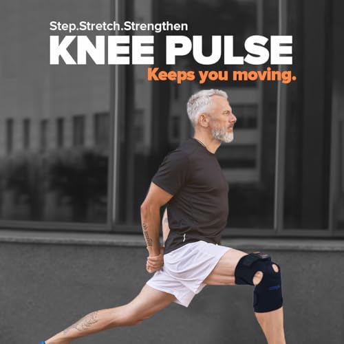 Image of COMPANIO Cordless Knee Massager with TENS for Men & Women - 30 Adjustable Intensity Levels, 3 Modes - Relief from Knee Pain, Joint Pain, Swelling & Arthritis - Rechargeable, Portable - Muscle /Nerve Stimulator with Electrode Gel - No Side Effects - Physiotherapy, Massage & Cramps Therapy