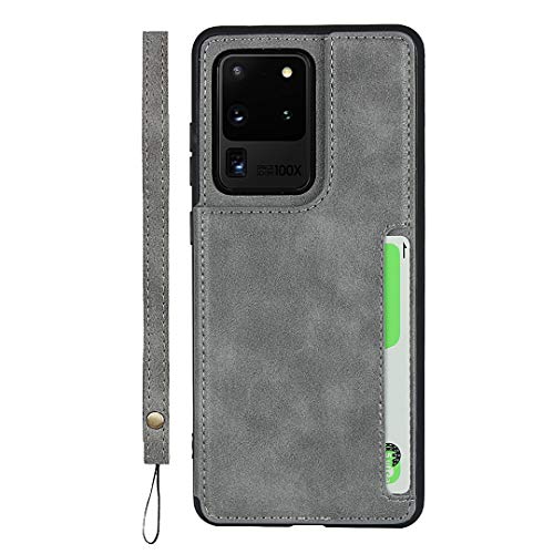 Portemonnee telefoonhoesje voor Samsung Galaxy S20 Ultra (grijs) - Image 8