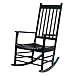 International Concepts R-51866 Porch Rocker, Black
