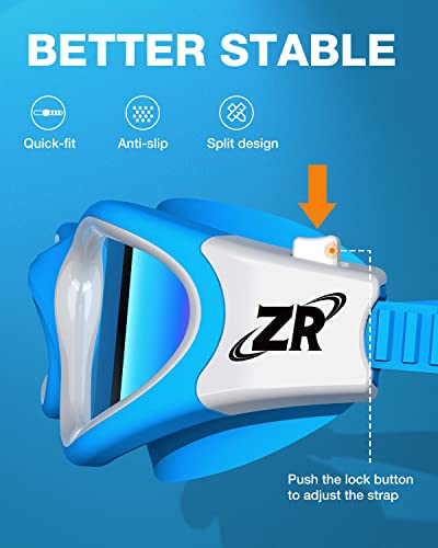 Image of ZIONOR Swim Goggles, Upgraded G1 Polarized Swimming Goggles Anti-Fog for Adult Men Women