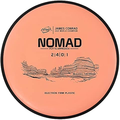 MVP Disc Sports Electron Nomad (Firm) James Conrad Edition Disc Golf Putter (165-170g / Colors May Vary) Cover