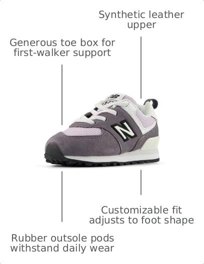 Image of New Balance Kids' 574 V1 Lace-Up Sneakers