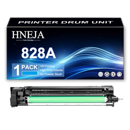 HNEJA 828A Drum Unit, Compatible CF358A CF359A CF364A CF365A Imaging Unit for HP M855dn M855xh M880z Printer,Cyan-1 Pack