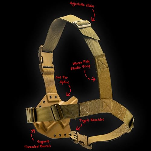 Kenai Chest Holster For Smith & Wesson L-Frame - Outdoor Carry For Hiking & Hunting