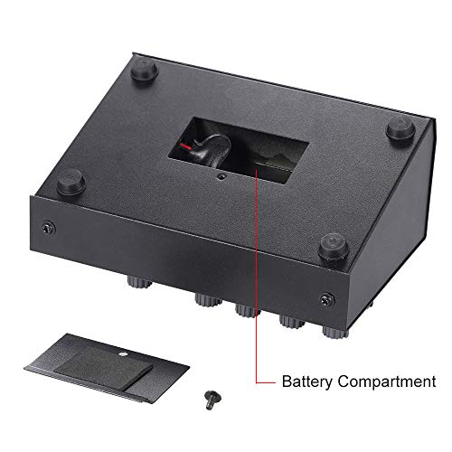 Tomshin Mixer de linha de som de áudio mono/estéreo de 8 canais de tamanho compacto com adaptador de