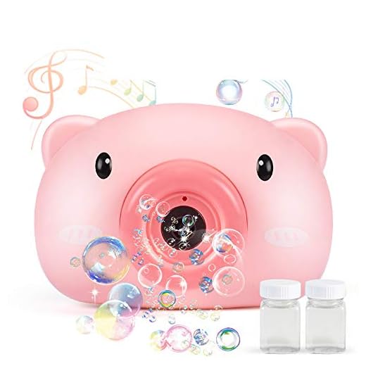 kolegend Bubble Machine Mower for Kids - Automatic Bubble Lawn Machine with Music Sounds for Toddlers Plus 4 x Bottles of Solution and 6PCS Bubble Wands Set for Boys & Girls