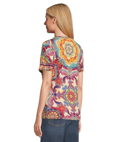 Johnny Was Women's The Janie Favorite Short Sleeve Crew Neck3