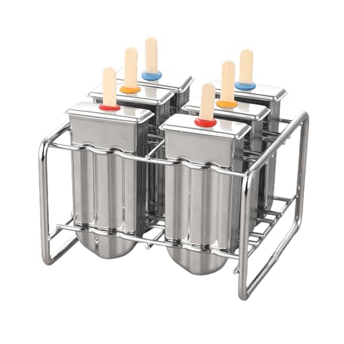 popsicless Formen Edelstahl Susable, Eisformen Aus Edelstahl Wiederverwendbar Inklusive 100 Holz Eisstiele, popsicless Formen Set, diys Stieleis Wassereis Förmchen Spülmaschinenfest Umweltfreundlich popsicless Formen Edelstahl Susable, Eisformen Aus Edelstahl Wiederverwendbar Inklusive 100 Holz Eisstiele, popsicless Formen Set, diys Stieleis Wassereis Förmchen Spülmaschinenfest Umweltfreundlich