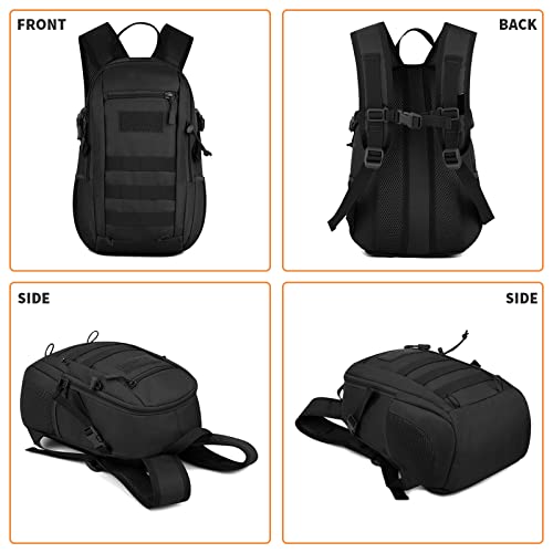 Huntvp 10L/20L Mini Daypack Military Molle Backpack Rucksack Gear Tactical Assault Pack Bag For Hunting Camping Trekking #TOP2