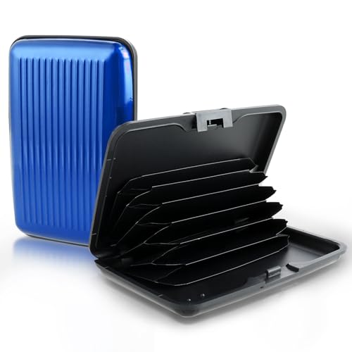 GFRGTFHYT RFID Kreditkartenetui - Metall Card Holder Mit Wolf Design