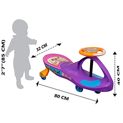 Image of Toyzone Dora Premium Kids Magic Car /Swing Car Ride On
