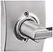 Schlage F10 LAT 619 CEN Latitude Door Lever with Century Trim, Hall & Closet Passage Lock, Satin Nickel
