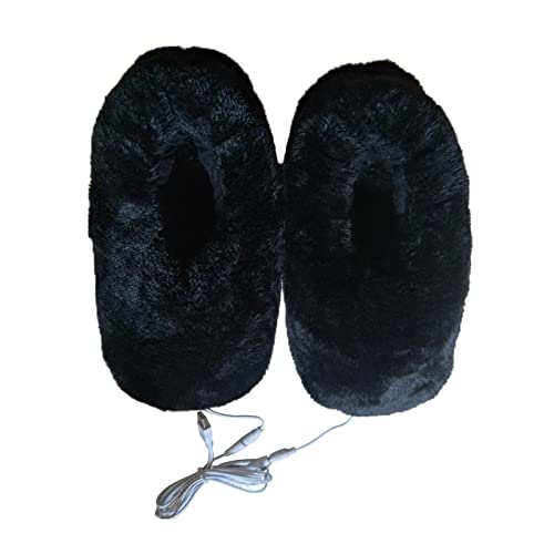 Bottes chauffantes USB en velours pour des pieds au chaud en télétravail