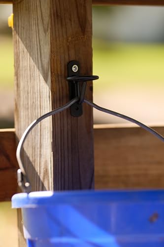 SCENIC ROAD Gancho de balde multiuso/trava de portão, gancho utilitário, use com balde traseiro plan