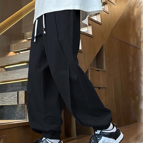 Baggy Joggers Sweatpants Lightweight Drawstring Elastic Waist Harem Cargo Pants Casual Loose Outdoor Hiking Trousers4