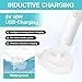 USB Electric Toothbrush Charger for Braun Oral-b, Waterproof Inductive Replacement Charging Base for Oral-B Pro 3 3500 Pro 2 Pro 1 650 iO3 iO4 iO5 iO6 Vitality Genius X Type 3757, Genius/Pro/Smart