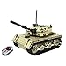 Produktbild TETAKE Bausteine RC Panzer Modell mit Ferngesteuert und Motor, Klemmbausteine Panzer Militär Tank Baukasten Modellbausatz - Konstruktionsspielzeug mit 759 Teile - 30,5x15x12,5cm