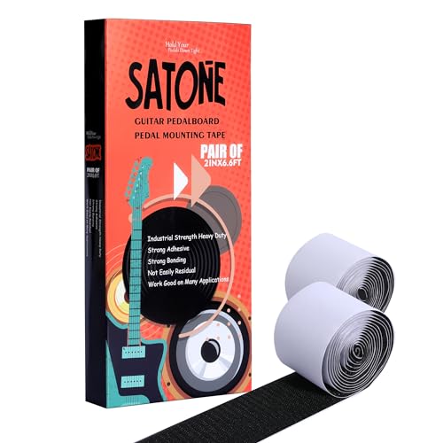 SATONE Pedalboard Mounting Tape - Hook and Loop...