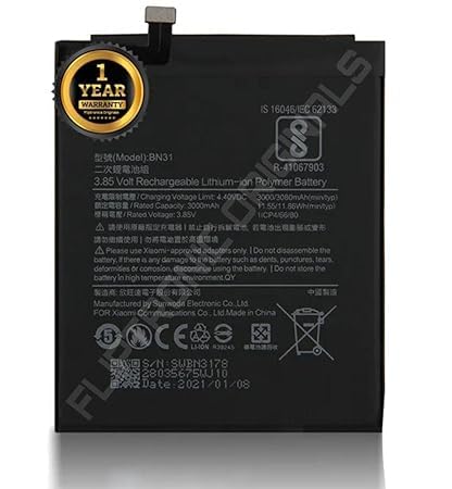Image of BN31 Battery for Redmi Note 5A / 5A pro /Y1 Pro /MI A1 | Y2 | S2 | Y1 Lite Battery with 1 Year Warranty*** (D076)