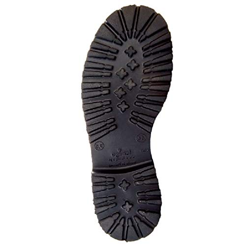LEMIGO Herren kurze EVA Gummistiefel Gummistiefeletten Chuck (44, schwarz)