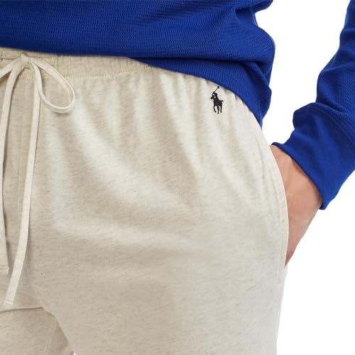 POLO RALPH LAUREN Relaxed Fit Lightweight Cotton Joggers Oxford Heather/Polo Black Pony Player LG3