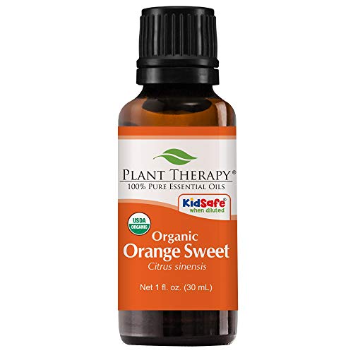 Plant Therapy Orange Sweet Organic Essential Oil 100% Pure, USDA Certified Organic, Undiluted