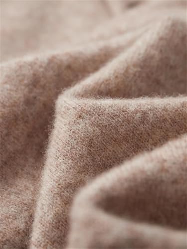 Men's Thick Polos Collar Basics Pullover Sweater Solid Merino Wool Knitwear Soft Casual Warm Tops4