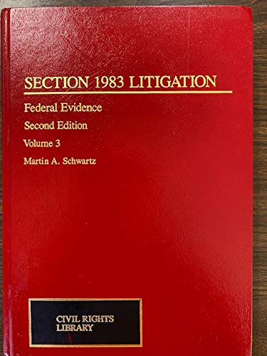 Buy Section 1983 Litigation - Federal Evidence V 3: Federal Evidence ...