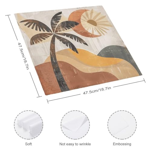 Servilletas de Tela Palm Tree Abstract 18.7 x 18.7 in 2 pcs miniatura 2