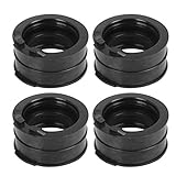 uxcell 4pcs Motorcycle Carburetor Intake Manifold Boots for Yamaha XJ600 Seca II 1992