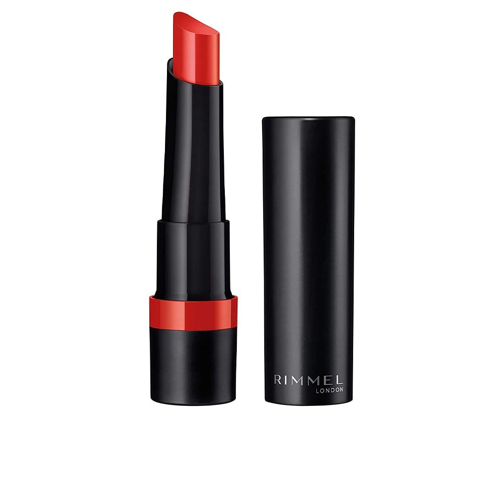 Rimmel Lasting Finish Extreme Lipstick shade 610 LIT!  🔥💄💋