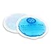 EverOne Round Reusable Gel Ice Pack with Cloth Backing for Hot & Cold Therapeutic Use, First Aid, Injuries, Breastfeeding, 5 Count