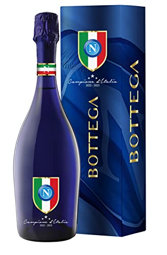 Bottega Prosecco DOC Ufficiale SSC Napoli Edizione Limitata Scudetto Serie A con Astuccio - 750ml