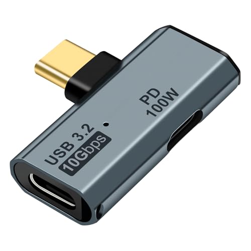Seminer USB C OTG Adapter, Type C 100W PD Charging to Dual USB C Splitter for iPhone 15 Pro Max...
