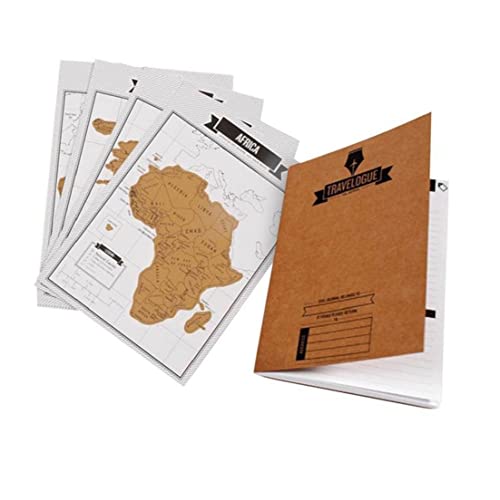 Zonster Diario Diario Cuadernos Scratch World Map Travelogue Cogebook Travel Log Collebooks Cover