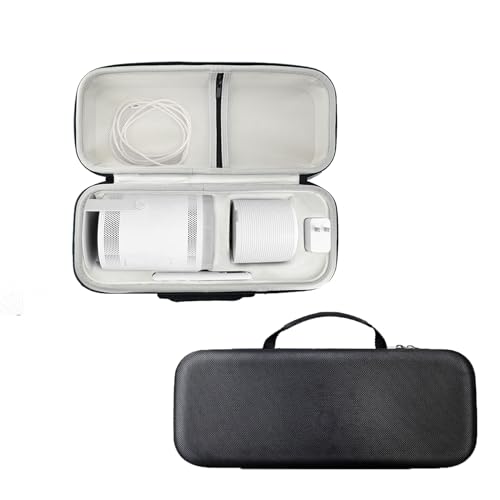 Case for Samsung The Freestyle Projector/The Freestyle 2nd Gen Projector Storage Bag Protective Hard Shell Carrying Case(Black 1Pcs)