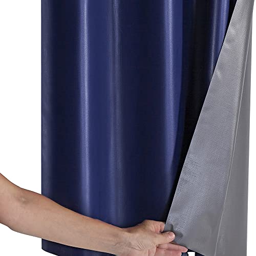 Cortina Blackout PVC 2,20 m x 1,30 m - Azul Marinho
