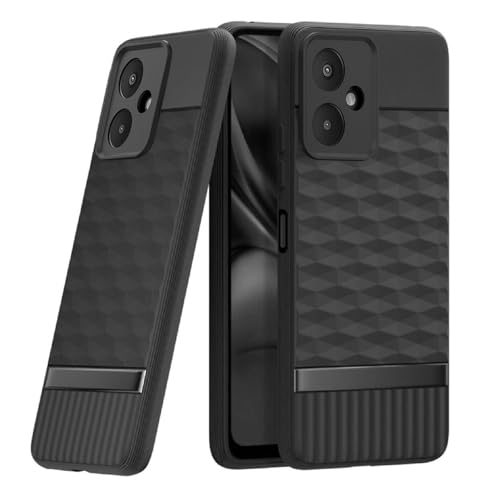 Image of Shockproof Case for Mi Redmi 13C 5G / Poco M6 5G | Full Camera Protection | TPU Flexible Back Cover for Mi Redmi 13C 5G / Poco M6 5G (Matte Black)