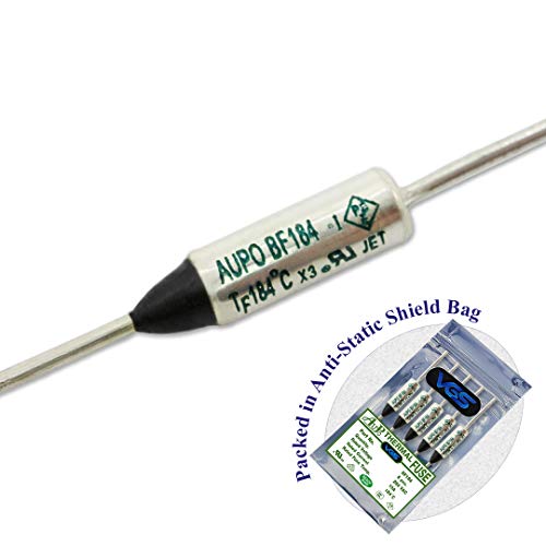 5Pcs New Bf184 Aupo Thermal Fuse Tf Cutoff 184C 110Vac /250Vac 10A #TOP2