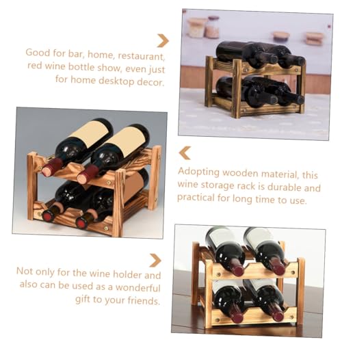 Support de rangement pour bouteilles de vin au design bistrot - 8