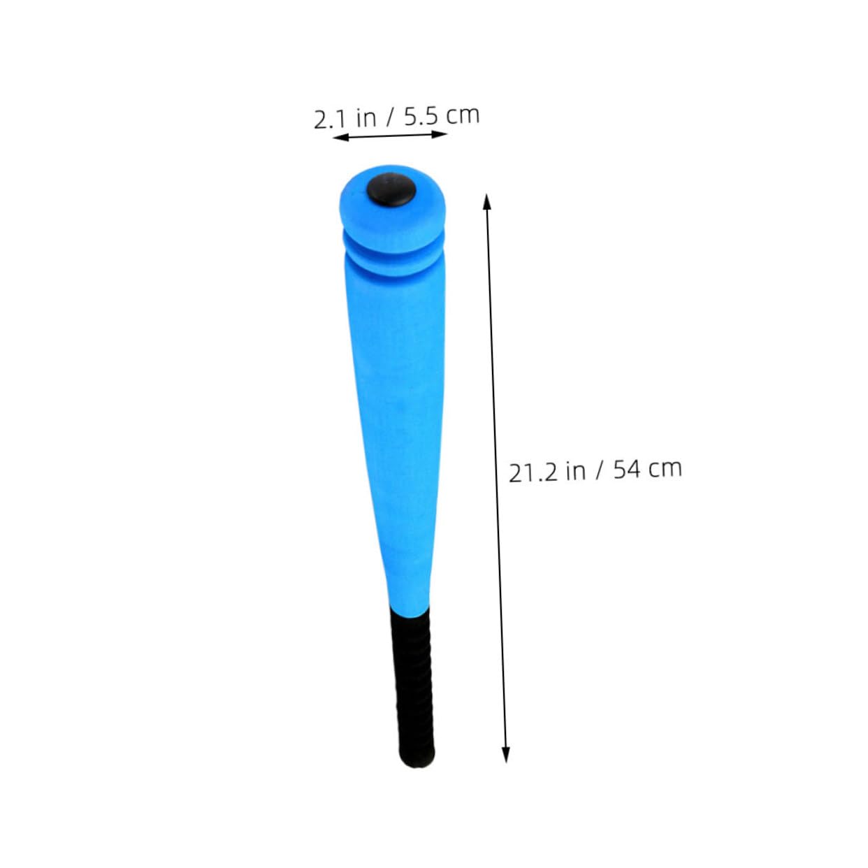VANZACK 2 Ensembles de Batte de Baseball en Mousse pour Garçon et Filles, Batte Légère et Portable 54 CM Prise Renforcée et Rainure Ergonomique, pour Entraînement Extérieur