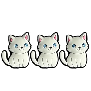 Gissroys Katzen Silikon Tennisschläger Dämpfer 3er