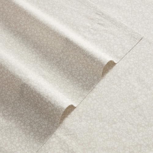 Image of Laura Ashley - Cotton Twin Sheet Set with Pillowcase, Deep Pocket