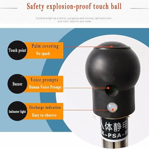 Boule antistatique tactile industrie chimique avec alarme 3S - 3