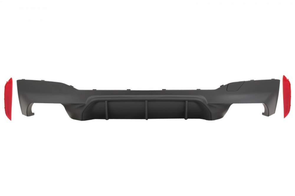 KITT RDBMG30M5B Diffuseur d'air pour Pare-Chocs arrière Noir Mat