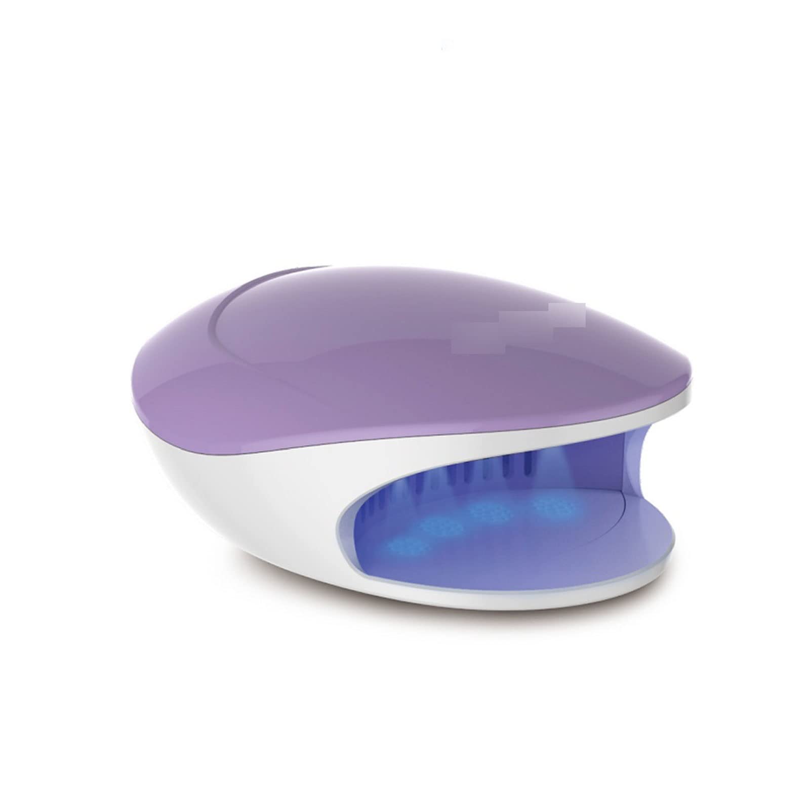Secador de uñas, secador de uñas de aire 2 en 1 con interruptor de presión automático, 5 lámparas de curado, potente secado con ventilador