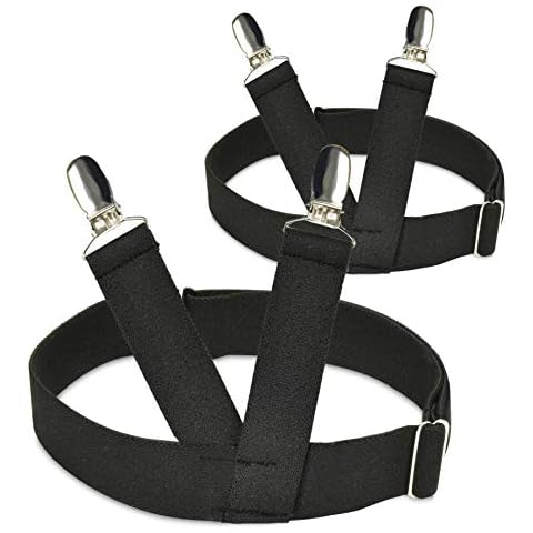 HOLD'EM Shirt Stay for men Police Military garter Holder Thigh Suspender Non-Slip Clips Cover